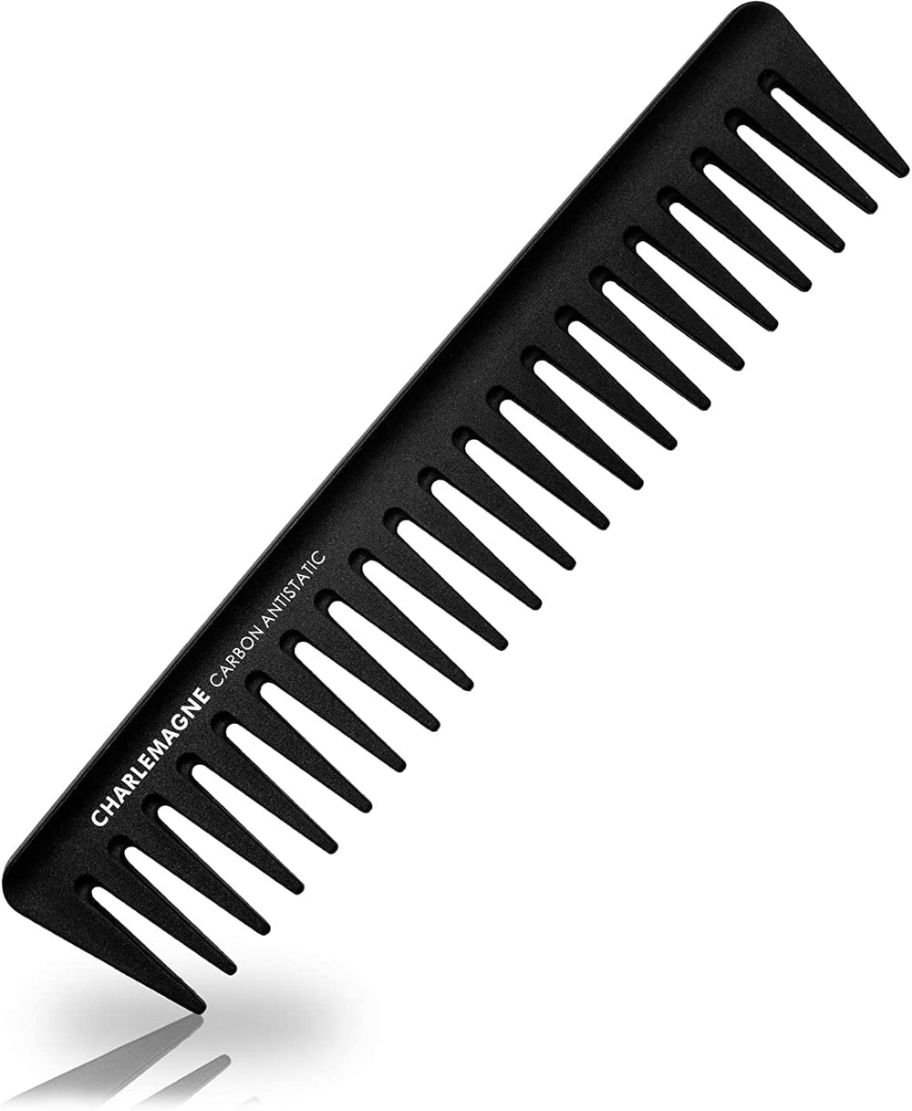 Charlemagne, peine ancho para hombre, desenreda suavemente el cabello.