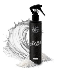 Charlemagne spray sal marina para hombres, botella destacando textura natural.