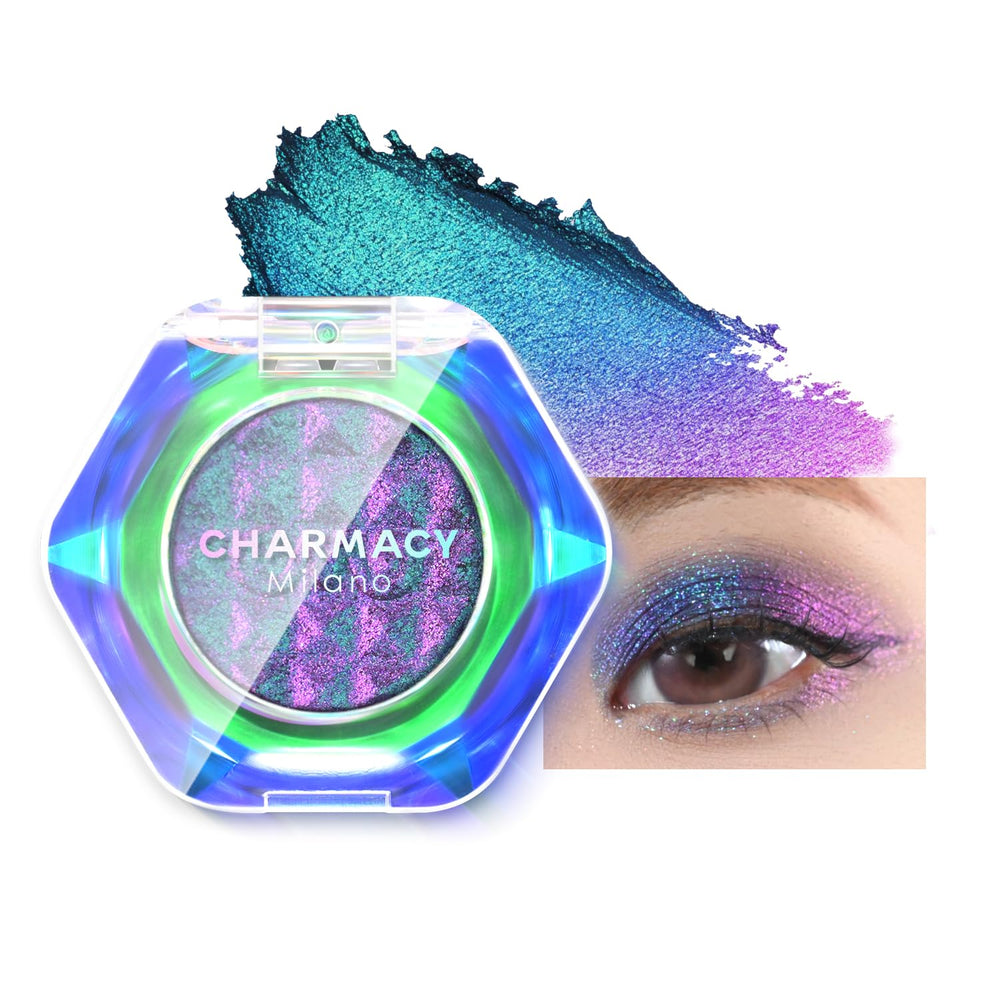 CHARMACY sombra multicolor con purpurina para looks brillantes