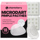CharmCherry parche acné microdardos, penetra profundamente para atacar imperfecciones desde la raíz.