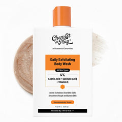 Chemist At Play gel exfoliante envase 470 ml, limpieza profunda para la piel