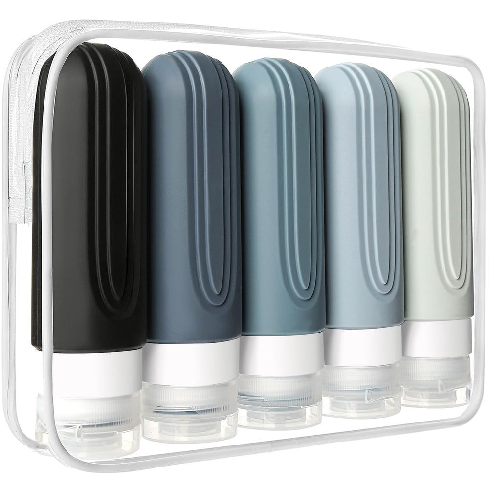 Botellas CHEODIN de viaje 3oz: compacto y a prueba de fugas para viajar ligero.