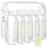 CHEODIN set de botellas de viaje para líquidos, fácil transporte y organización