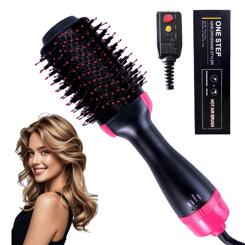 CHERRYSUN 4en1 cepillo secador, estilo rápido y cómodo