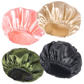 CHFONG capuchas de ducha para mujer, doble capa impermeable, mantiene el cabello seco.