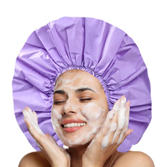 CHFONG gorro-ducha-jumbo-purpura: colores vivos que complementan tu estilo.