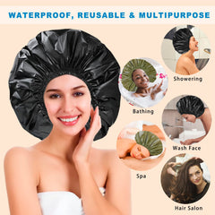 Ideal para spa y mascarillas faciales sin mojar el peinado con CHFONG
