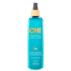 CHI Aloe Vera Curl Reactivating Spray bottle for easy refreshing of waves