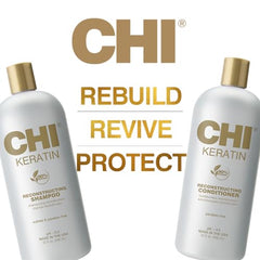 CHI Moisturize It Keratina Acondicionador envase visible, cabello suave y manejable