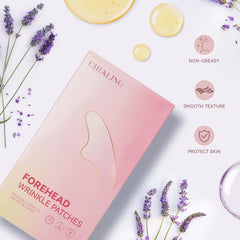 Chialing patches with lavender oil promote relaxation while smoothing fine lines.