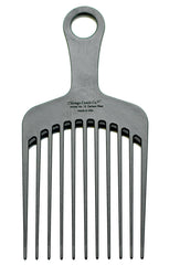 Chicago Comb Model 12: peine XL en fibra de carbono para peinar cabello largo sin esfuerzo.