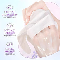 Chicwe mascarillas para manos lavanda reparan suavemente manos secas y ásperas