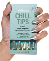 Chillhouse Chill Tips Sea Siren Almond, puntas versátiles para cambiar de look rápido.