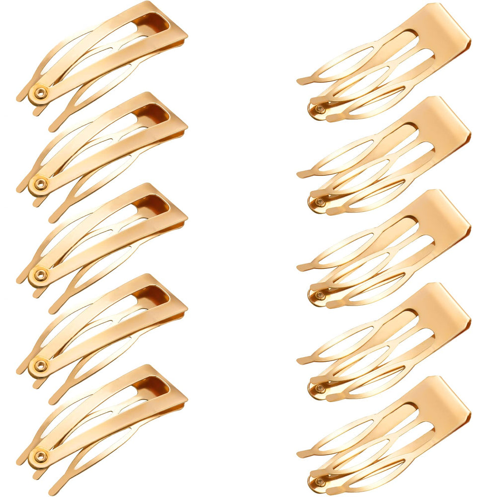Chinco clip metal doble agarre 2 pulgadas para cabello grueso seguro.