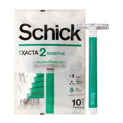 CHLIFE Schick Exacta2 con hojas dobles para mayor precisión.