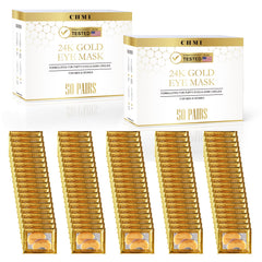 CHMI parches ojos 24K oro: brillo y frescura para la mirada.