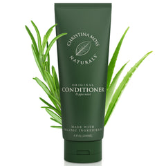 Conditionneur Christina Moss Naturals, bouteille élégante prête pour hydratation douce des cheveux