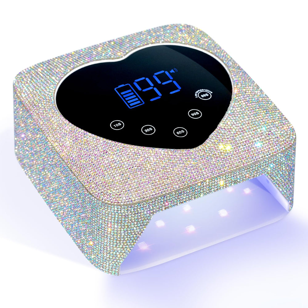 CHRISTINE SHELLY UV LED Nail Lamp front view, ideal for quick gel curing.