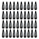 CHY clip pelo metalico negro de 2 pulgadas para peinados seguros