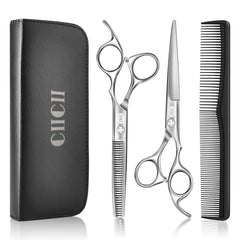 Tijeras CIICII para corte de pelo profesional, enfoque en 6-7 pulgadas, precisión.
