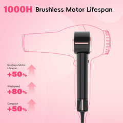 CINOSTAR secador con tecnología iónica que reduce frizz
