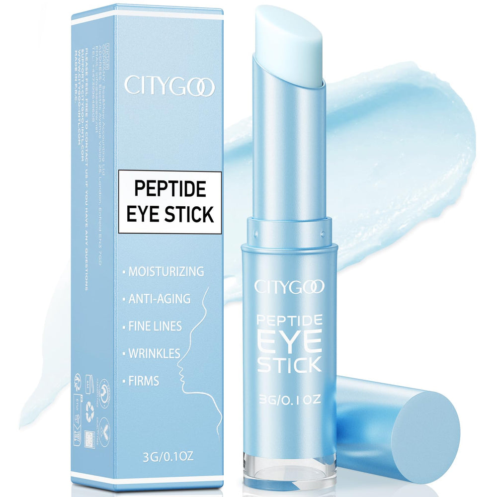 CITYGOO Lápiz Retinol contorno ojos, mejora visual de ojeras y líneas finas.