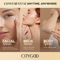 CITYGOO Retinol Eye Stick textura sedosa que se desliza con facilidad