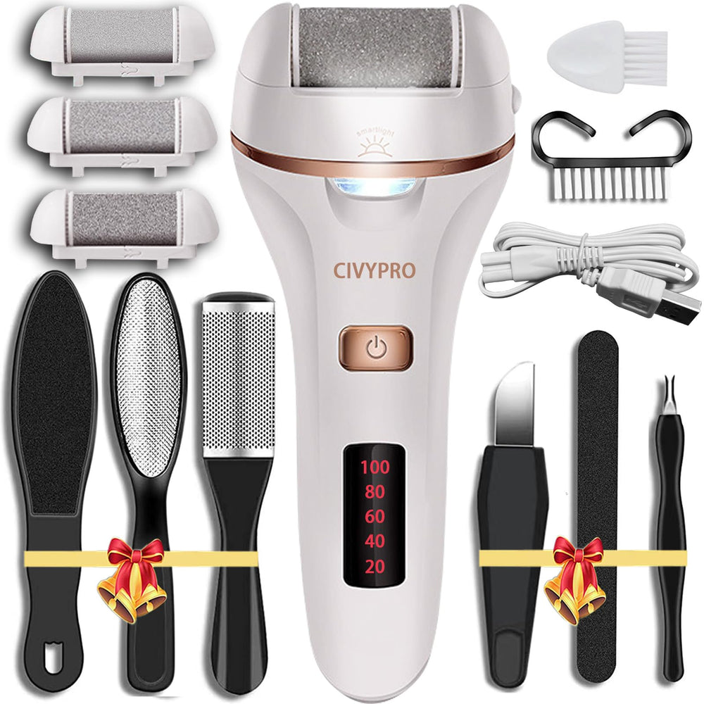 CIVYPRO limpiador eléctrico para pies, exfoliación suave en casa