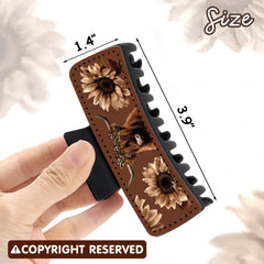Pinza CiyvoLyeen con diseño vintage neutro, ideal para peinados discretos.