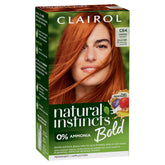 Clairol Instintos Naturales Audaces Permanente en tono Cobre Ocaso, color duradero.