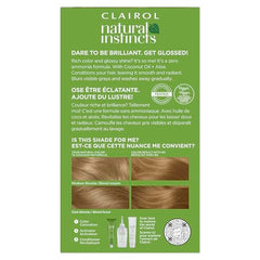 Clairol Natural Instincts Crema de color facilita la aplicación.