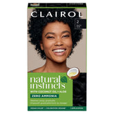 Clairol Natural Instincts, empaque-frente, facilita revisar tonos disponibles para elegir color