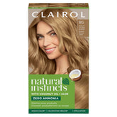 Clairol Natural Instincts 8G Rubio Dorado Medio, color intenso y duradero.