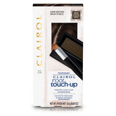 Polvo de Clairol para ocultar raíces marrón oscuro, cobertura rápida y natural.