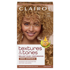 Clairol Textures & Tones Rubio Miel sin amoníaco para color vibrante
