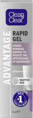 Clean & Clear Advantage gel: botella de 15 ml para tratamiento puntual de imperfecciones
