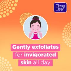 Clean & Clear exfoliante con perlas vibrantes para exfoliacion suave diaria.