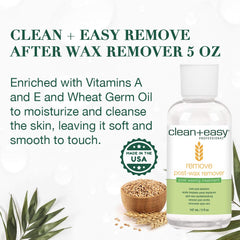 Clean + Easy aplicación tras depilación brinda piel calmada y cómoda