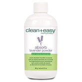 Polvo absorbente Clean + Easy para depilación con lavanda mantiene la piel seca