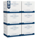 CLEAN SKIN CLUB Clean Towels XL paq. 6 para uso diario y secado facial suave.