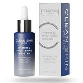 CLEAN SKIN CLUB Vitamin C Serum bottle showing brightening formula for radiant skin.