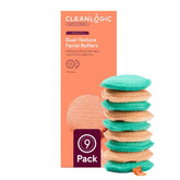 Conjunto CleanLogic pads exfoliantes de doble textura para rostro, limpieza suave y exfoliación integrada
