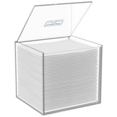 CLEAN SKIN CLUB caja acrílica transparente para almacenamiento ordenado de toallas XL