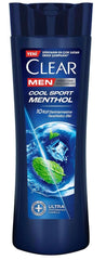 Clear Men botella mentol: sensación refrescante y control de grasa