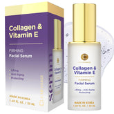 Clear Visage serum: botella frontal, ideal para hidratación diaria.