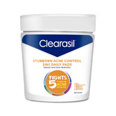 Clearasil, toallitas faciales 5en1 para limpieza diaria y control del acné.
