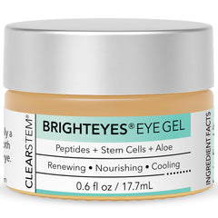 CLEARSTEM BrightEyes gel para ojos, efecto refrescante y revitalizante.