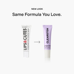 CLEARSTEM LIPS&CUTES bálsamo con vitamina E y té verde para labios sanos.