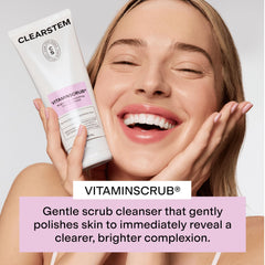 CLEARSTEM Vitaminscrub exfoliante corporal, suaviza la textura de la piel y revitaliza el cuerpo.