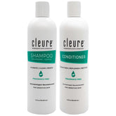 Cleure champú sin sulfatos enfocado en volumen para cabello suave.